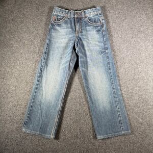 Wrangler 20X Limited Edition Boys Jeans Size 12 Regular Blue Straight Leg Denim